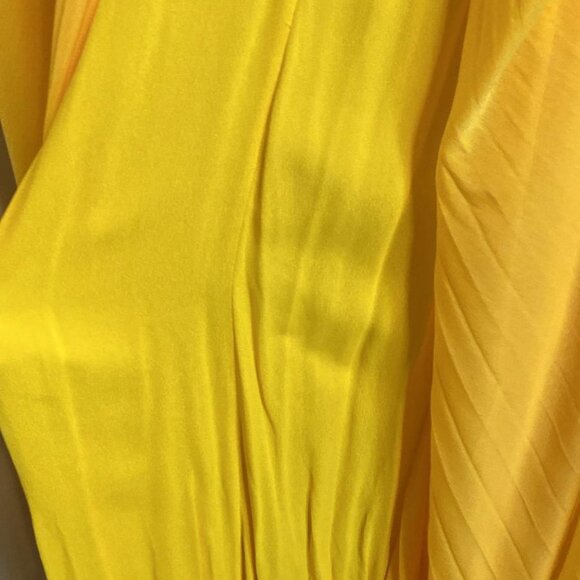 PROENZA SCHOULER SHEER DRESS WITH CAPE SLEEVES AND PLEATED SKIRT - Picture 8 of 13